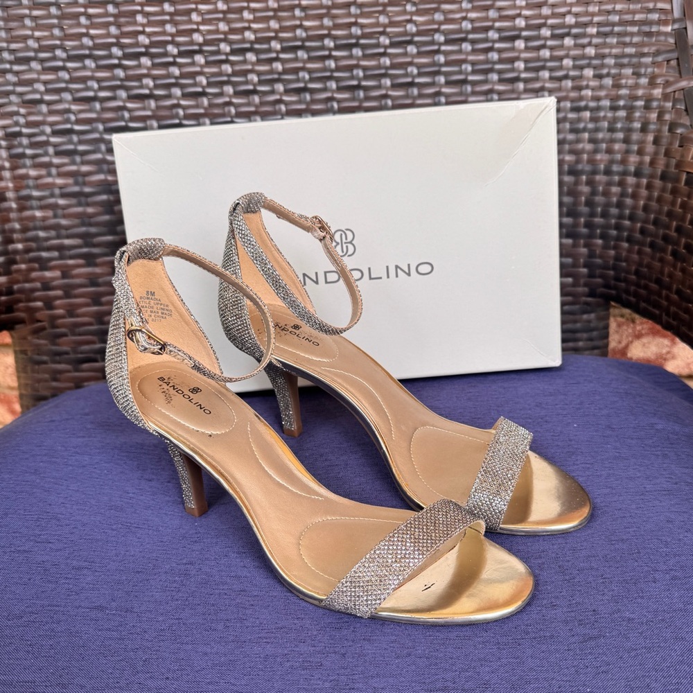 Bandolino Gold Women's Heels Sandals